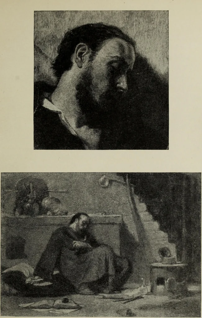 An illustration from The digressions of V. : written for his own fun and that of his friends, 1910, leaf 42