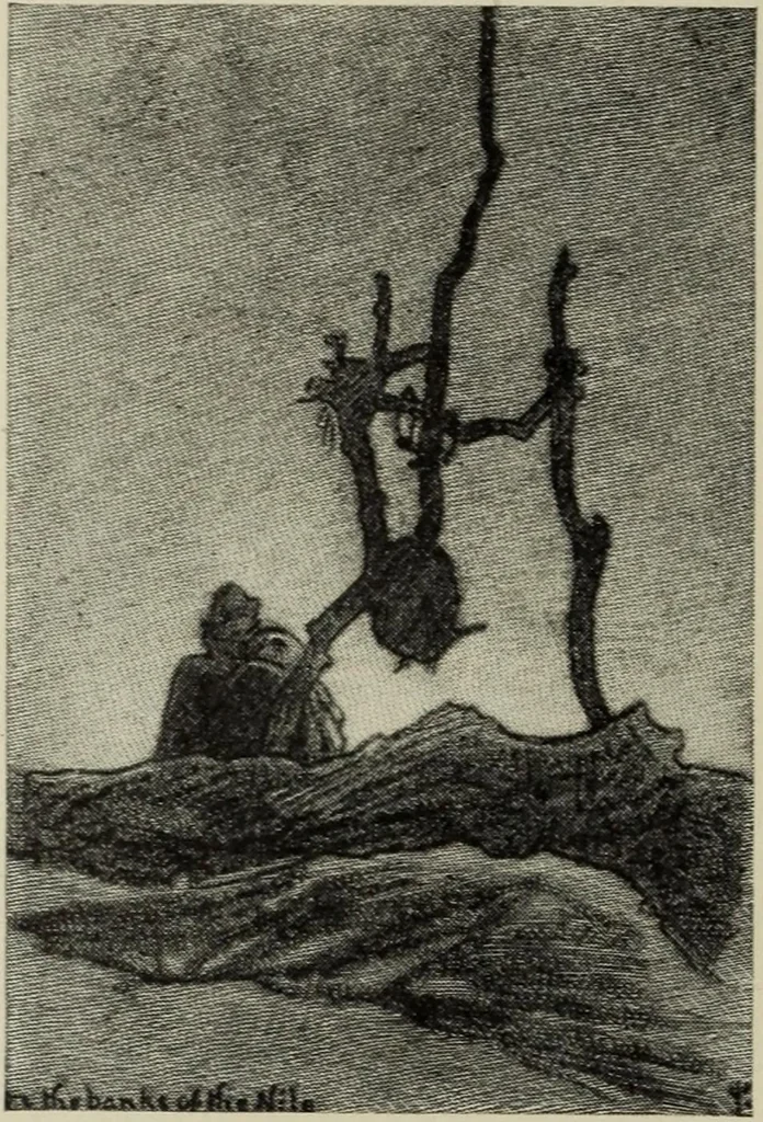 An illustration from The digressions of V. : written for his own fun and that of his friends, 1910, leaf 493