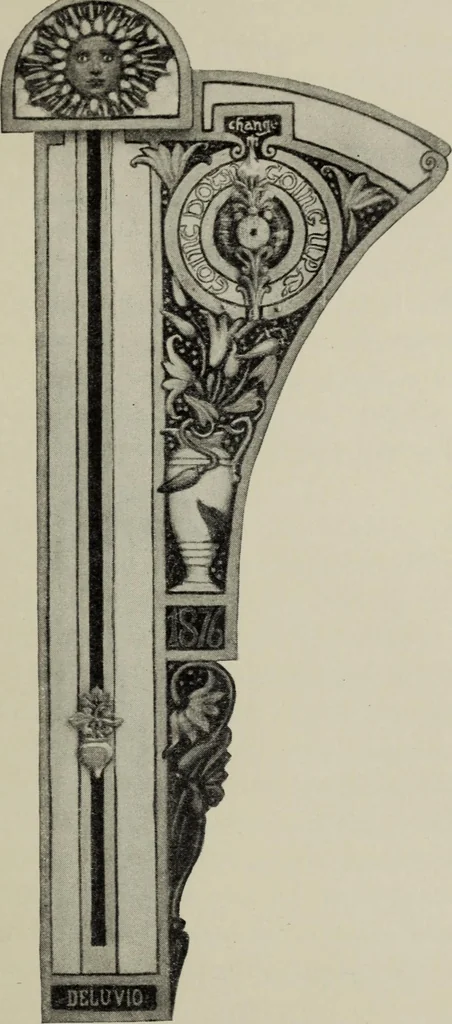 An illustration from The digressions of V. : written for his own fun and that of his friends, 1910, leaf 58