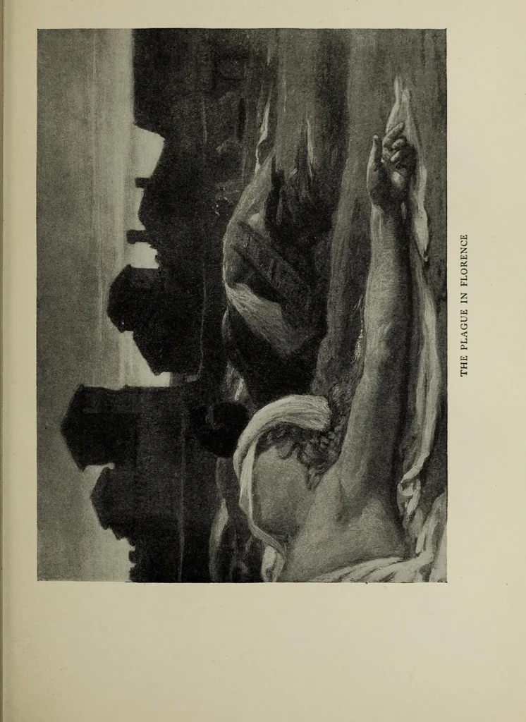 An illustration from The digressions of V. : written for his own fun and that of his friends, 1910, leaf 64