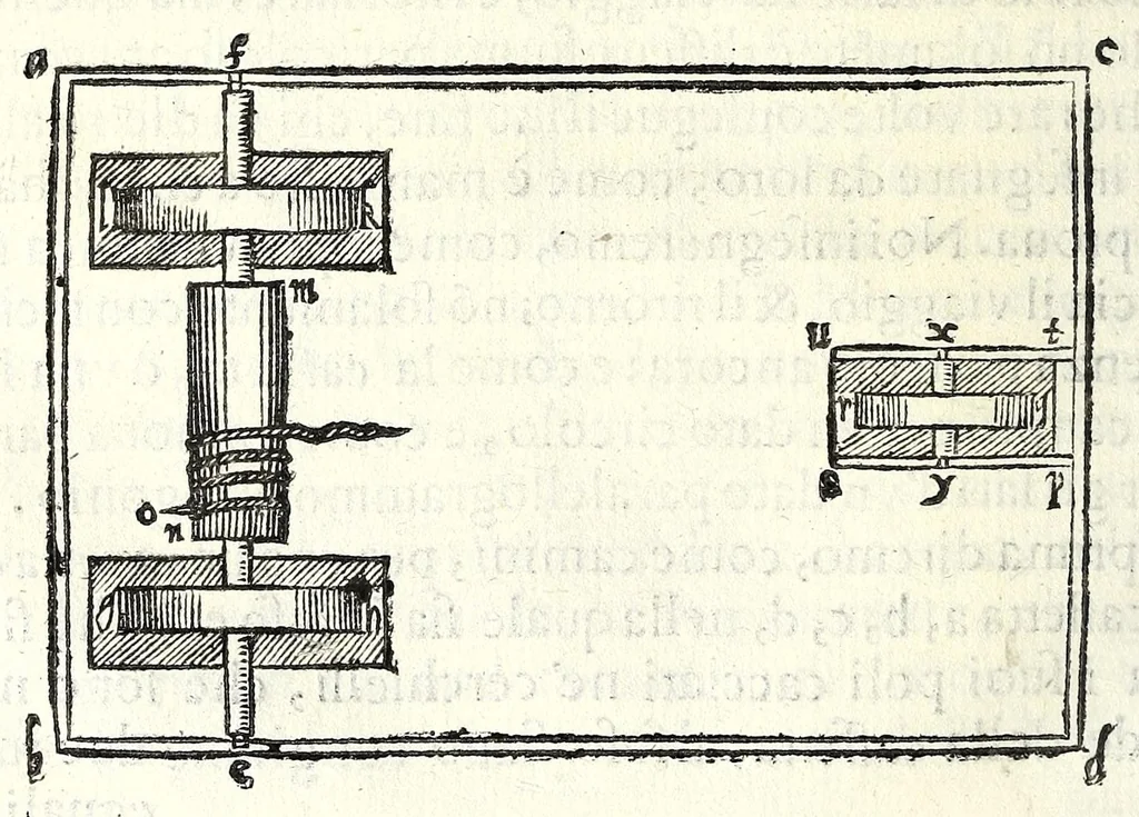 An illustration from Di Herone alessandrino De gli avtomati, ouero machine se moventi, libri due, 1601, leaf 44