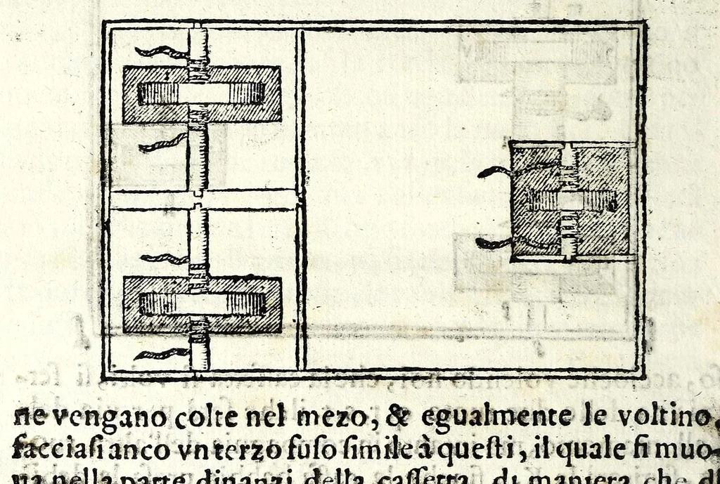 An illustration from Di Herone alessandrino De gli avtomati, ouero machine se moventi, libri due, 1601, leaf 54