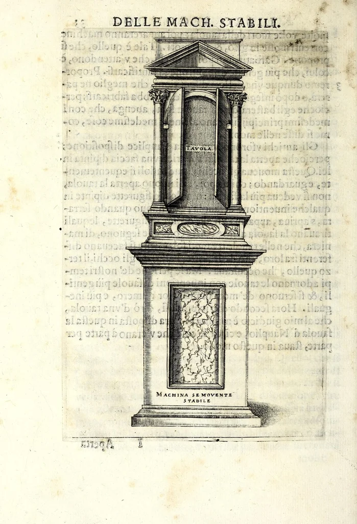 An illustration from Di Herone alessandrino De gli avtomati, ouero machine se moventi, libri due, 1601, leaf 70