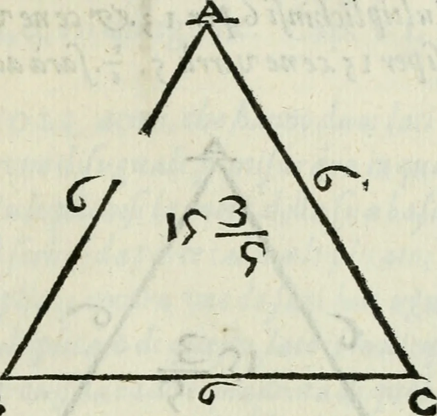An illustration from Del modo di misvrare : le distantie, le superficie, i corpi, le piante, le prouincie, le prospettiue, & tutte le altre cose terrene, che possono occurrere a gli huomini, secondo le vere regole d'Euclide, & de gli altri piu lodati scrittori, 1589, leaf 114