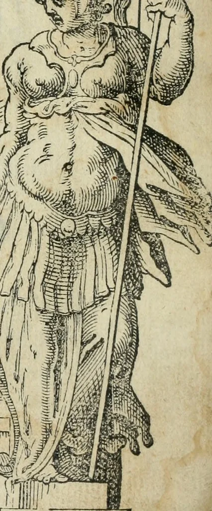An illustration from Del modo di misvrare : le distantie, le superficie, i corpi, le piante, le prouincie, le prospettiue, & tutte le altre cose terrene, che possono occurrere a gli huomini, secondo le vere regole d'Euclide, & de gli altri piu lodati scrittori, 1589, leaf 2