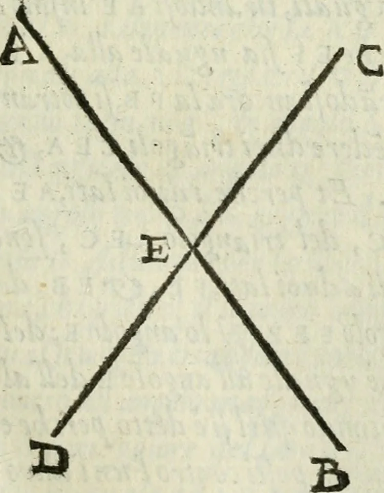An illustration from Del modo di misvrare : le distantie, le superficie, i corpi, le piante, le prouincie, le prospettiue, & tutte le altre cose terrene, che possono occurrere a gli huomini, secondo le vere regole d'Euclide, & de gli altri piu lodati scrittori, 1589, leaf 242