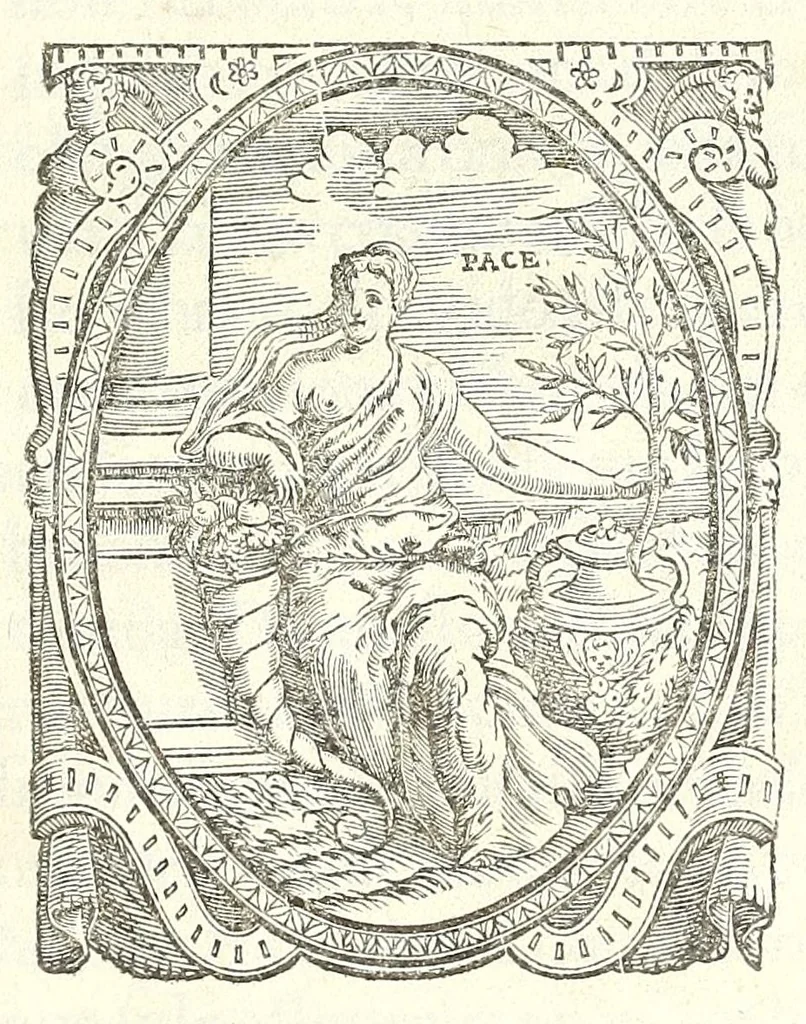 An illustration from Dimostrationi harmoniche, di r. m. Gioseffo Zarlino da Chioggia, maestro di capella della illvstris. signoria di Venetia, nelle quali realmente si trattano le cose della musica, & si risoluono molti dubij d'importanza. Opera molto necessaria a tutti quelli, che desiderano di far buon profitto in questa nobile scienza. Con la tauola delle materie notabili contenute nell' opera .., 1571, leaf 5