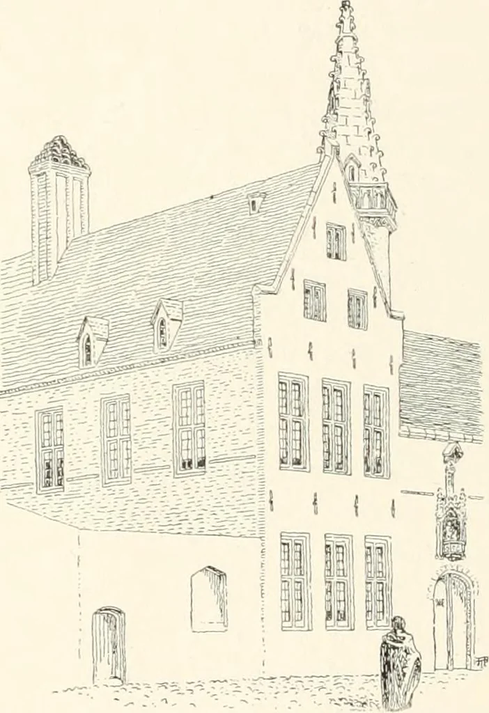 An illustration from Dinanderie: a history and description of mediaeval art work in copper, brass and bronze, 1910, leaf 100