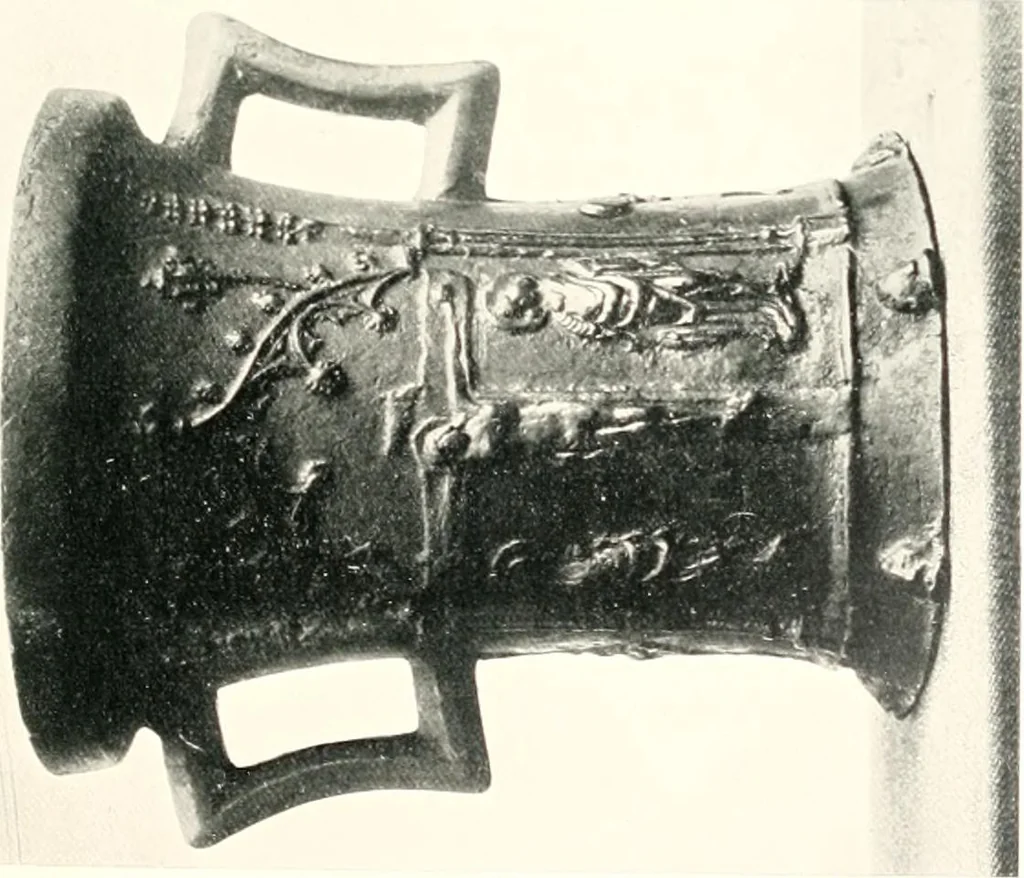 An illustration from Dinanderie: a history and description of mediaeval art work in copper, brass and bronze, 1910, leaf 131