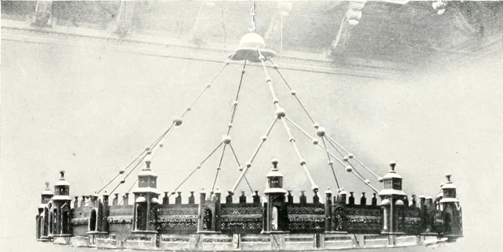 An illustration from Dinanderie: a history and description of mediaeval art work in copper, brass and bronze, 1910, leaf 211