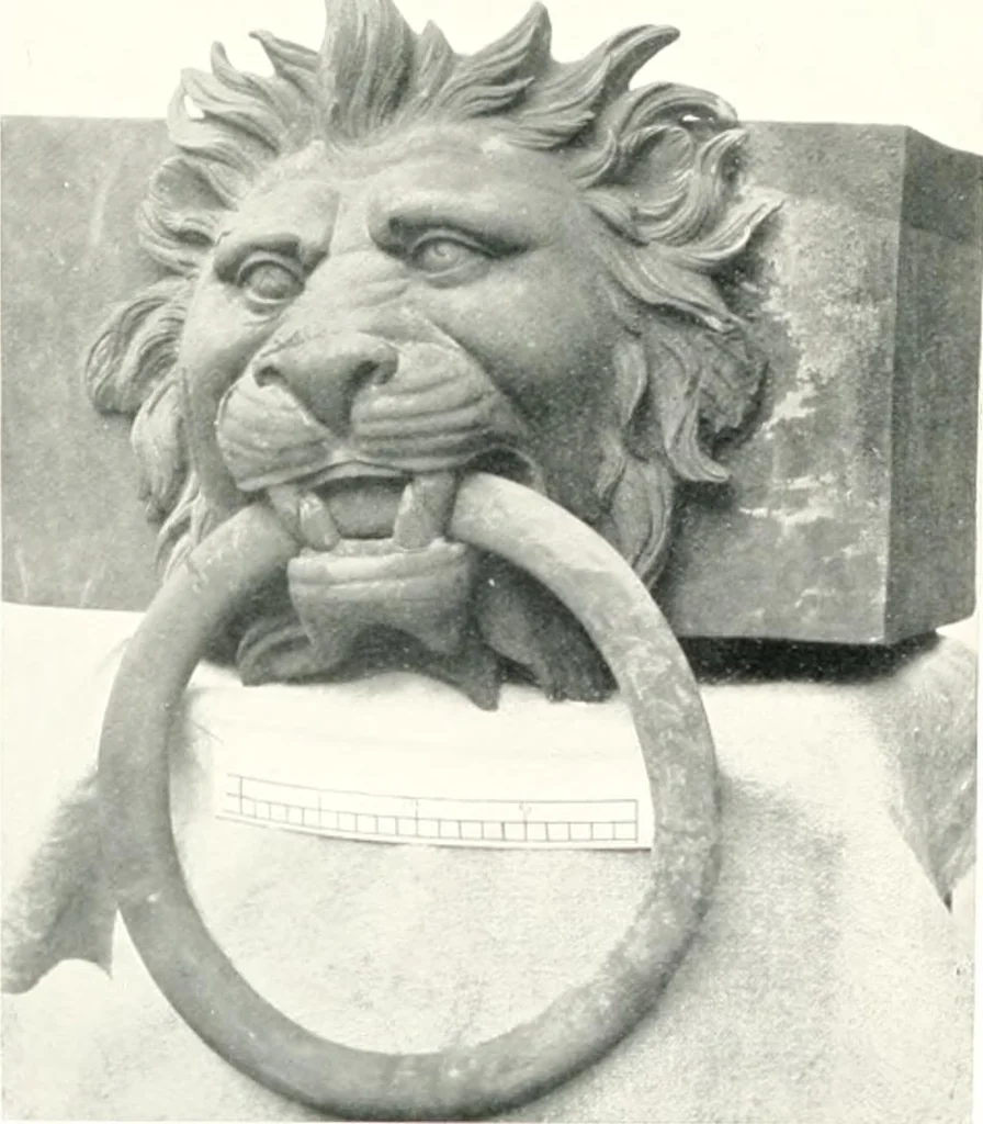 An illustration from Dinanderie: a history and description of mediaeval art work in copper, brass and bronze, 1910, leaf 311