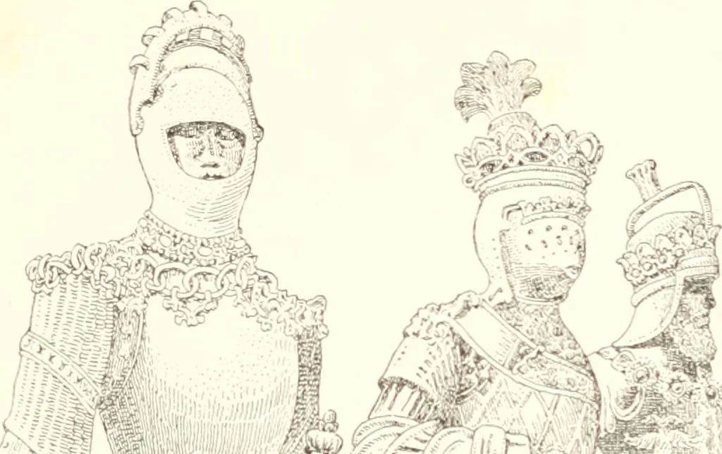 An illustration from Dinanderie: a history and description of mediaeval art work in copper, brass and bronze, 1910, leaf 325
