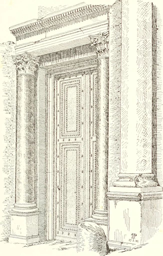 An illustration from Dinanderie: a history and description of mediaeval art work in copper, brass and bronze, 1910, leaf 45