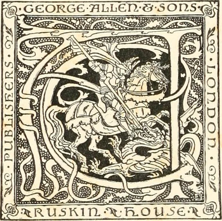 An illustration from Dinanderie: a history and description of mediaeval art work in copper, brass and bronze, 1910, leaf 6
