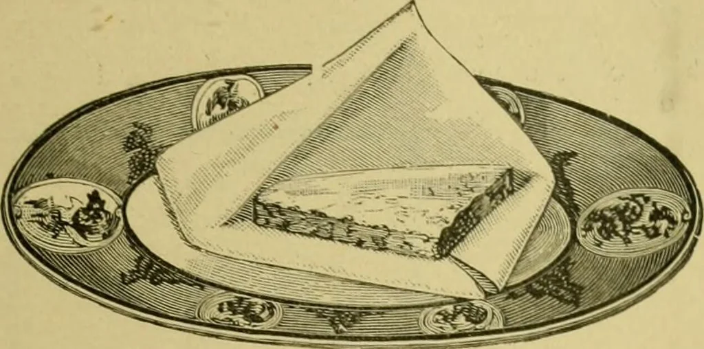 An illustration from The dining room and its appointments, 1896, leaf 119