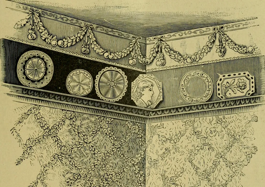An illustration from The dining room and its appointments, 1896, leaf 15