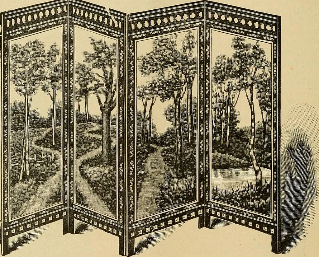 An illustration from The dining room and its appointments, 1896, leaf 18