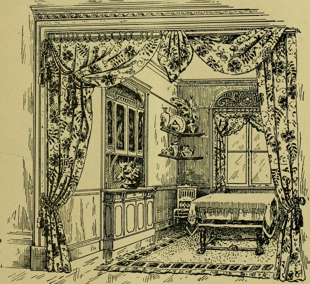 An illustration from The dining room and its appointments, 1896, leaf 19