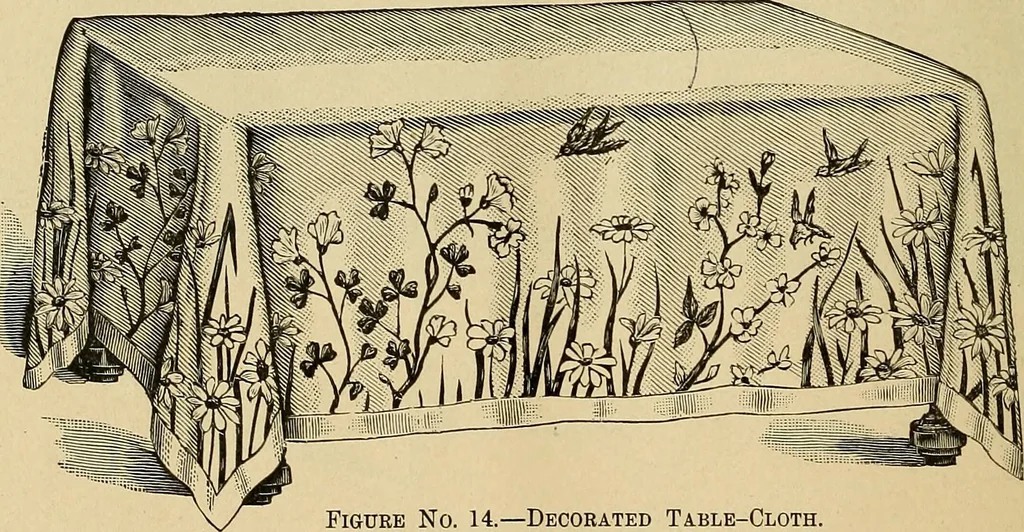 An illustration from The dining room and its appointments, 1896, leaf 24