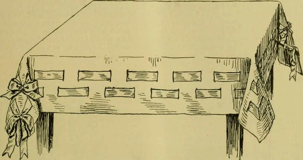 An illustration from The dining room and its appointments, 1896, leaf 25