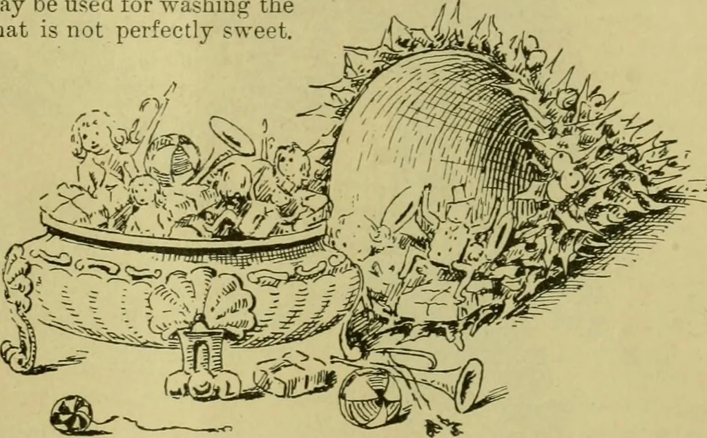 An illustration from The dining room and its appointments, 1896, leaf 31