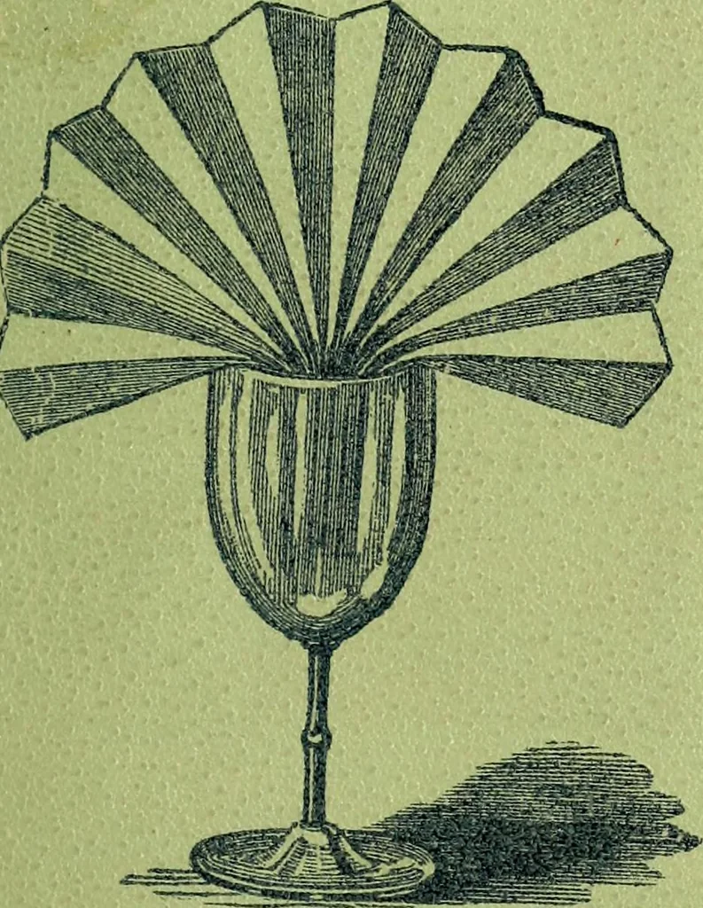 An illustration from The dining room and its appointments, 1896, leaf 5