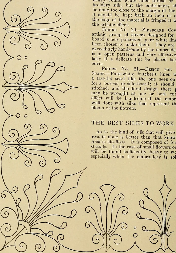 An illustration from The dining room and its appointments, 1896, leaf 50