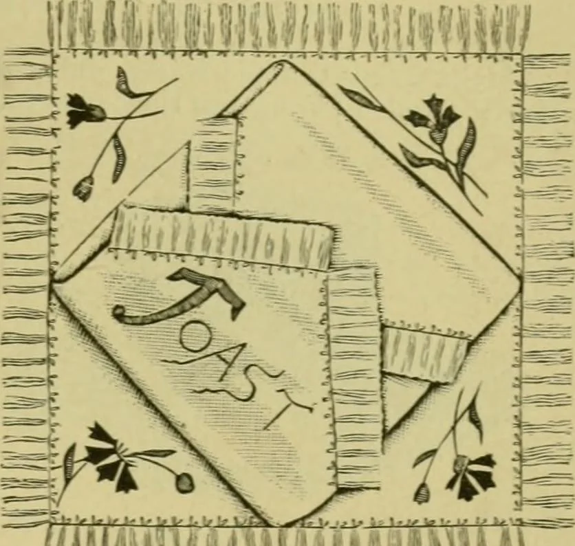 An illustration from The dining room and its appointments, 1896, leaf 59
