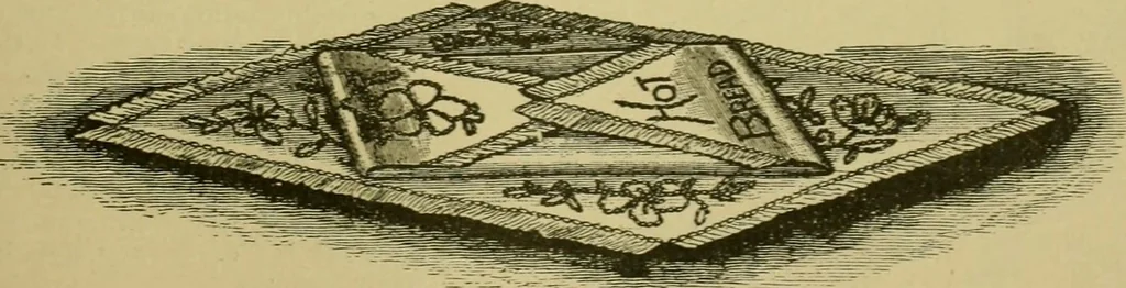 An illustration from The dining room and its appointments, 1896, leaf 59