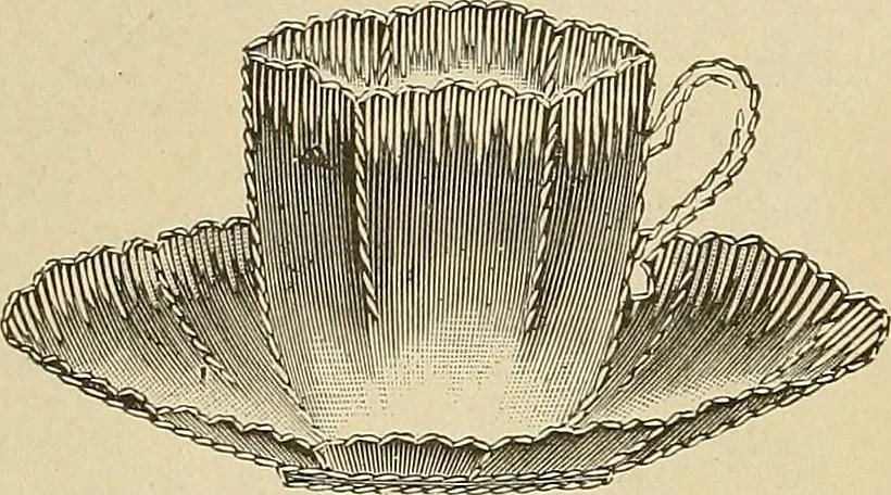 An illustration from The dining room and its appointments, 1896, leaf 60