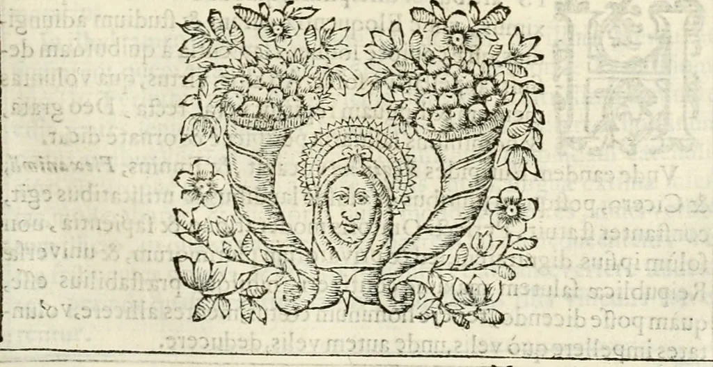 An illustration from D. Ioannis de Solorzano Pereira ... Emblemata centum, regio politica : ligneis laminis affabre caelata, vividisque et limitatis carminibus explicata, & singularibus commentarijs affatim illustrata : quibus, quicquid ad regum institutionem, et rectam reip. administrationem conducere & pertinere videtur, summo studio disseritur ... : cum quadruplici indice absolutissimo .., 1653, leaf 244