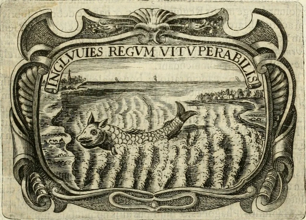 An illustration from D. Ioannis de Solorzano Pereira ... Emblemata centum, regio politica : ligneis laminis affabre caelata, vividisque et limitatis carminibus explicata, & singularibus commentarijs affatim illustrata : quibus, quicquid ad regum institutionem, et rectam reip. administrationem conducere & pertinere videtur, summo studio disseritur ... : cum quadruplici indice absolutissimo .., 1653, leaf 316