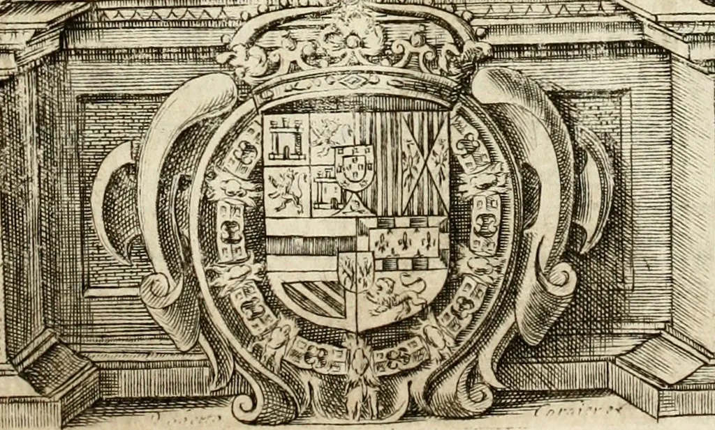An illustration from D. Ioannis de Solorzano Pereira ... Emblemata centum, regio politica : ligneis laminis affabre caelata, vividisque et limitatis carminibus explicata, & singularibus commentarijs affatim illustrata : quibus, quicquid ad regum institutionem, et rectam reip. administrationem conducere & pertinere videtur, summo studio disseritur ... : cum quadruplici indice absolutissimo .., 1653, leaf 4