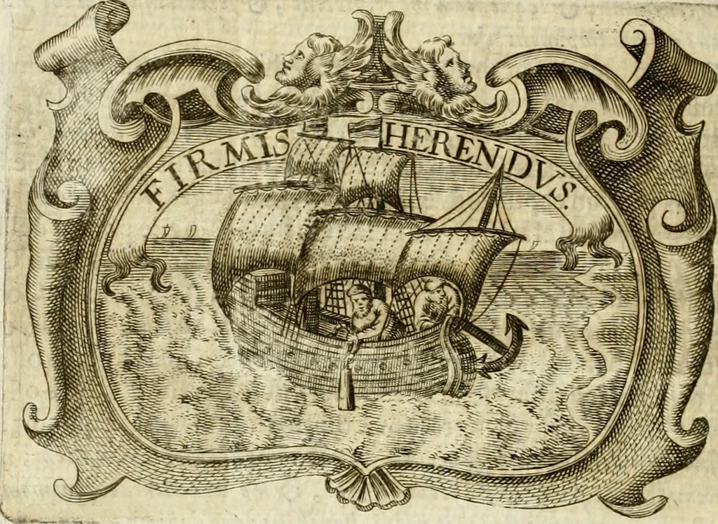 An illustration from D. Ioannis de Solorzano Pereira ... Emblemata centum, regio politica : ligneis laminis affabre caelata, vividisque et limitatis carminibus explicata, & singularibus commentarijs affatim illustrata : quibus, quicquid ad regum institutionem, et rectam reip. administrationem conducere & pertinere videtur, summo studio disseritur ... : cum quadruplici indice absolutissimo .., 1653, leaf 403