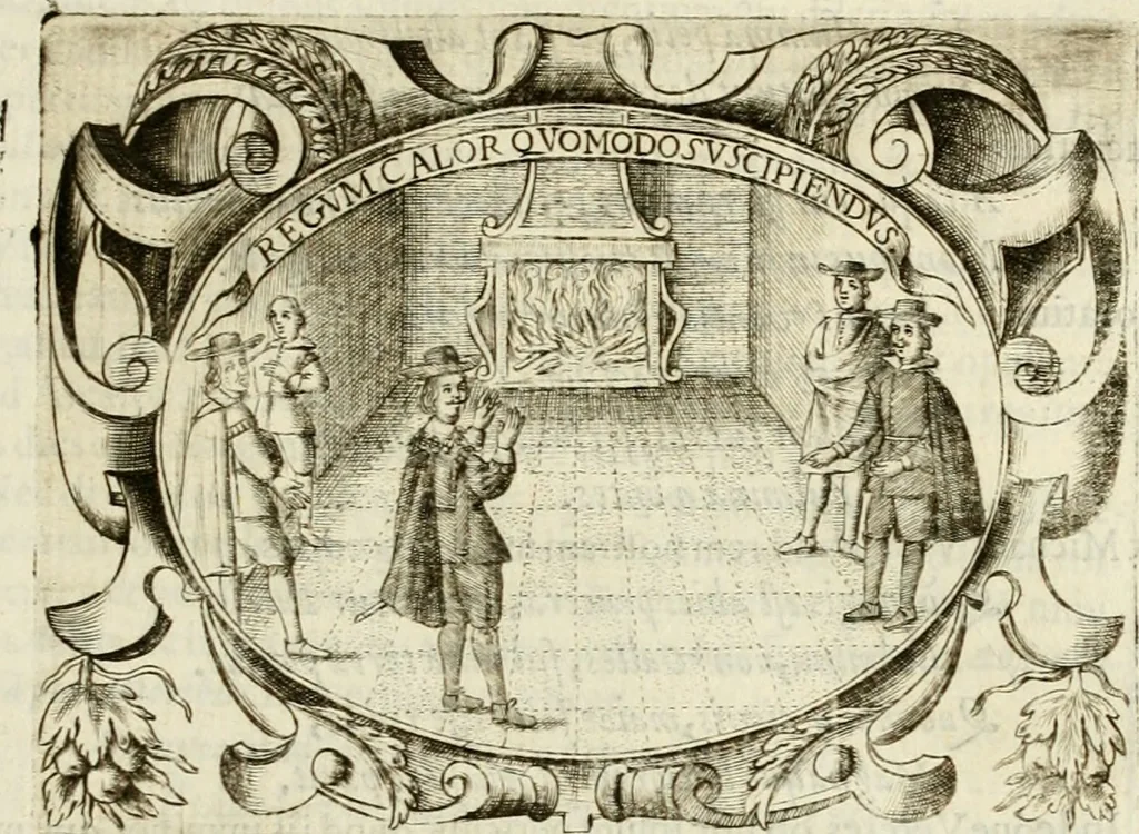 An illustration from D. Ioannis de Solorzano Pereira ... Emblemata centum, regio politica : ligneis laminis affabre caelata, vividisque et limitatis carminibus explicata, & singularibus commentarijs affatim illustrata : quibus, quicquid ad regum institutionem, et rectam reip. administrationem conducere & pertinere videtur, summo studio disseritur ... : cum quadruplici indice absolutissimo .., 1653, leaf 524