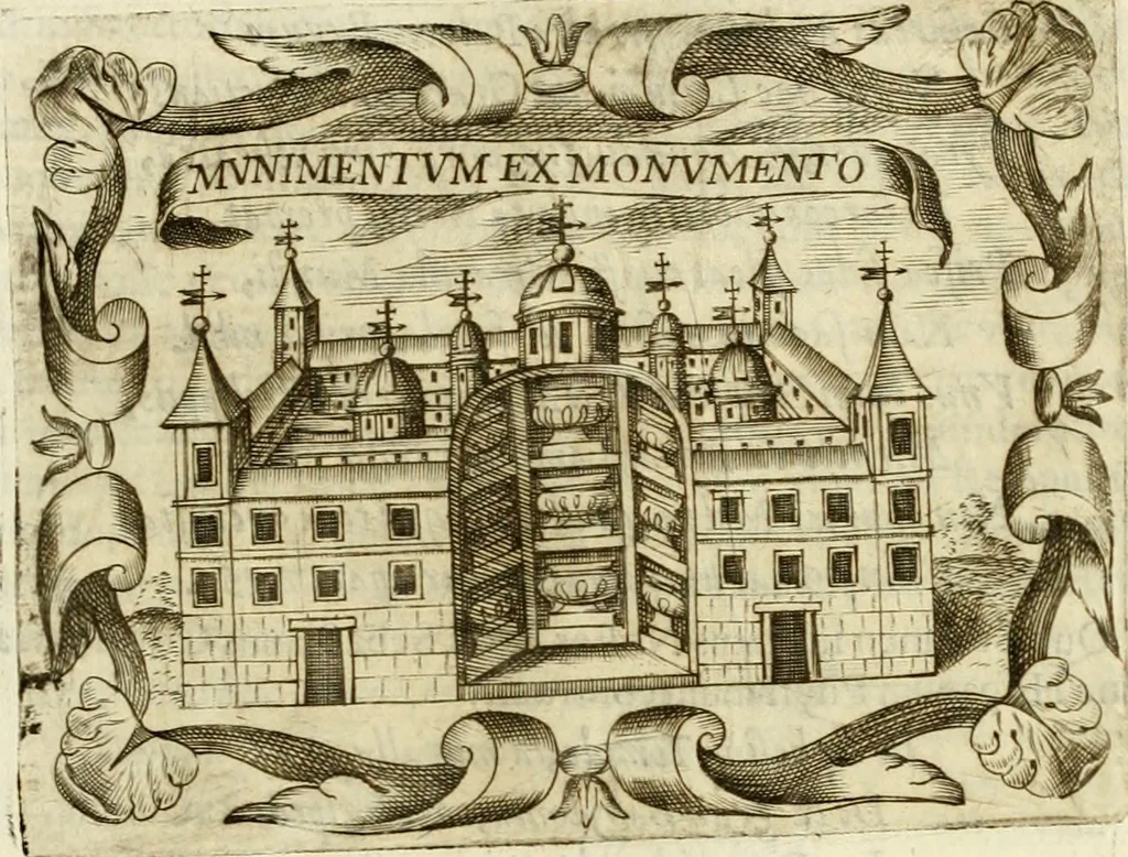 An illustration from D. Ioannis de Solorzano Pereira ... Emblemata centum, regio politica : ligneis laminis affabre caelata, vividisque et limitatis carminibus explicata, & singularibus commentarijs affatim illustrata : quibus, quicquid ad regum institutionem, et rectam reip. administrationem conducere & pertinere videtur, summo studio disseritur ... : cum quadruplici indice absolutissimo .., 1653, leaf 878