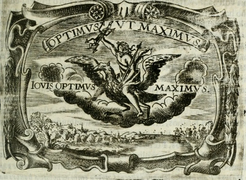 An illustration from D. Ioannis de Solorzano Pereira ... Emblemata centum, regio politica : Aeneis laminis affabre caelata, vividisque, et limatis carminibus explicita, & singularibus commentariis affatim illutrata : quibus, quicquid ad regum institutionem, et rectam reip. administrationem conducere, & pertinere videtur, summo studio disseritur ... cùm quadruplici indice absolutissimo ..., 1653, leaf 106