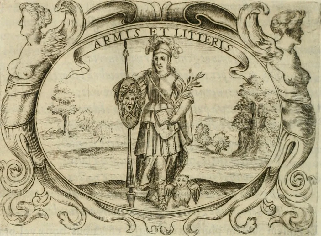 An illustration from D. Ioannis de Solorzano Pereira ... Emblemata centum, regio politica : Aeneis laminis affabre caelata, vividisque, et limatis carminibus explicita, & singularibus commentariis affatim illutrata : quibus, quicquid ad regum institutionem, et rectam reip. administrationem conducere, & pertinere videtur, summo studio disseritur ... cùm quadruplici indice absolutissimo ..., 1653, leaf 229
