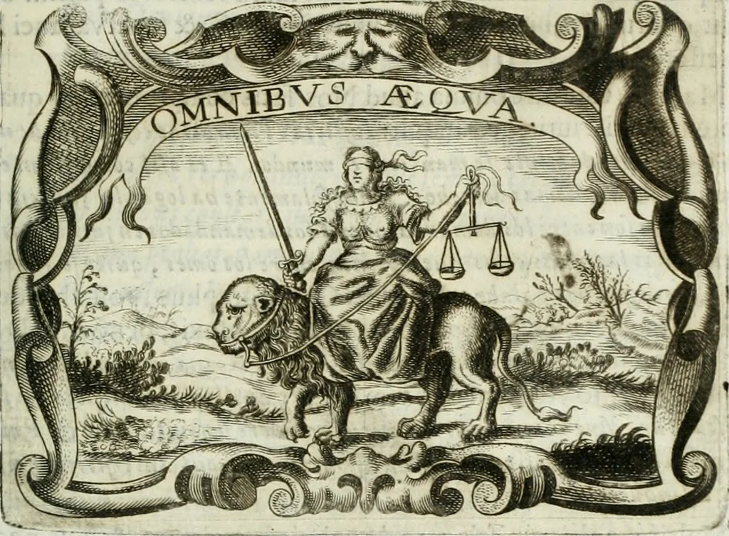 An illustration from D. Ioannis de Solorzano Pereira ... Emblemata centum, regio politica : Aeneis laminis affabre caelata, vividisque, et limatis carminibus explicita, & singularibus commentariis affatim illutrata : quibus, quicquid ad regum institutionem, et rectam reip. administrationem conducere, & pertinere videtur, summo studio disseritur ... cùm quadruplici indice absolutissimo ..., 1653, leaf 566