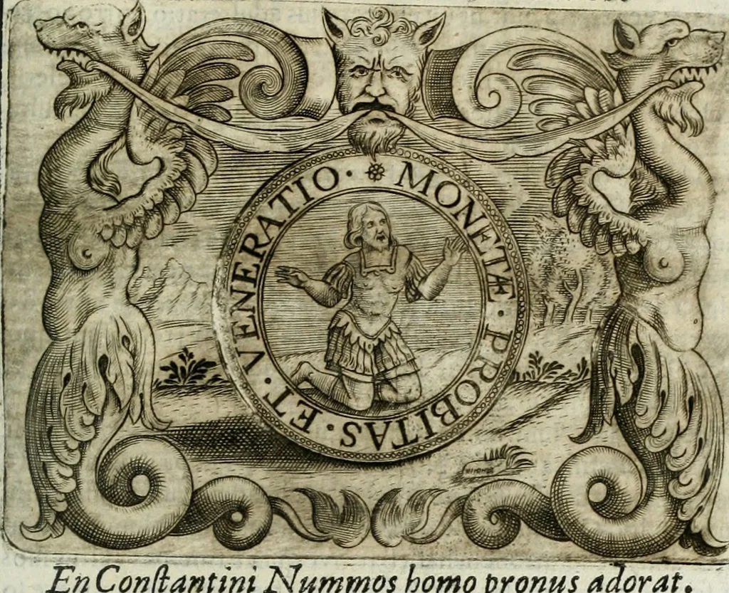 An illustration from D. Ioannis de Solorzano Pereira ... Emblemata centum, regio politica : Aeneis laminis affabre caelata, vividisque, et limatis carminibus explicita, & singularibus commentariis affatim illutrata : quibus, quicquid ad regum institutionem, et rectam reip. administrationem conducere, & pertinere videtur, summo studio disseritur ... cùm quadruplici indice absolutissimo ..., 1653, leaf 726