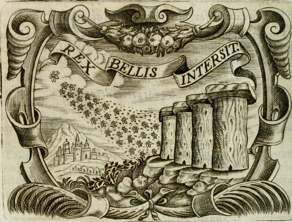 An illustration from D. Ioannis de Solorzano Pereira ... Emblemata centum, regio politica : Aeneis laminis affabre caelata, vividisque, et limatis carminibus explicita, & singularibus commentariis affatim illutrata : quibus, quicquid ad regum institutionem, et rectam reip. administrationem conducere, & pertinere videtur, summo studio disseritur ... cùm quadruplici indice absolutissimo ..., 1653, leaf 821
