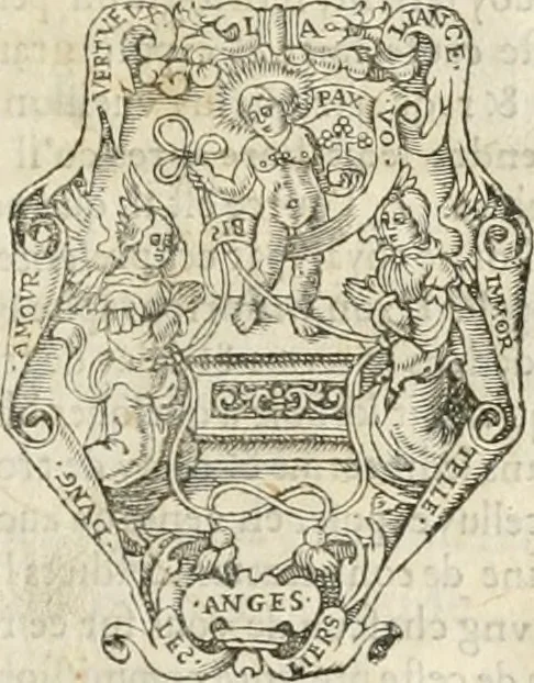 An illustration from Dion historien grec, Des faictz & gestes insignes des Romains : redvictz par annalles et consulatz, commençant au consulat de Lucius Cotta & Lucius Torquatus ..., 1542, leaf 4