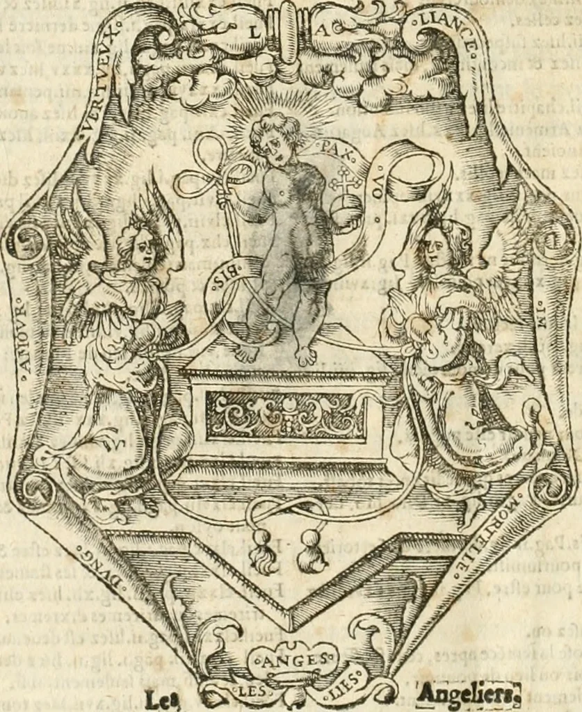An illustration from Dion historien grec, Des faictz & gestes insignes des Romains : redvictz par annalles et consulatz, commençant au consulat de Lucius Cotta & Lucius Torquatus ..., 1542, leaf 583