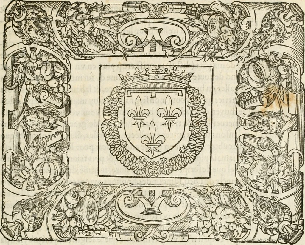 An illustration from Dion historien grec, Des faictz & gestes insignes des Romains : redvictz par annalles et consulatz, commençant au consulat de Lucius Cotta & Lucius Torquatus ..., 1542, leaf 6