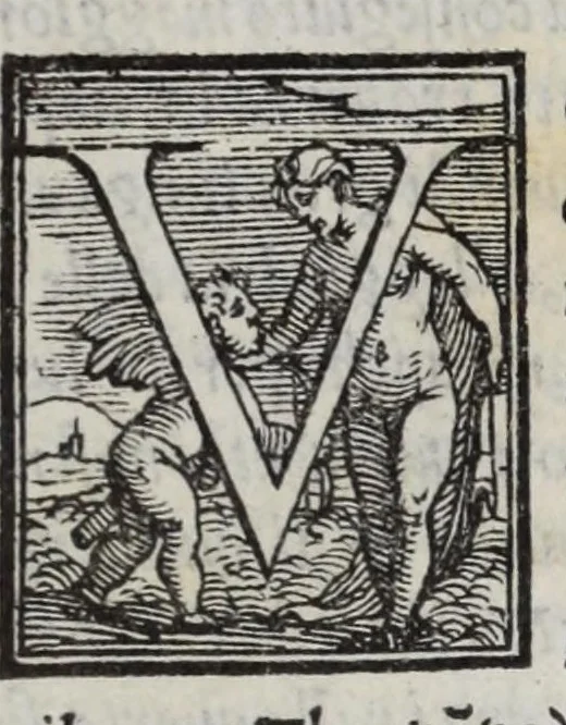An illustration from Dionysio halicarnaseo Delle cose antiche della citta di Roma, 1545, leaf 13