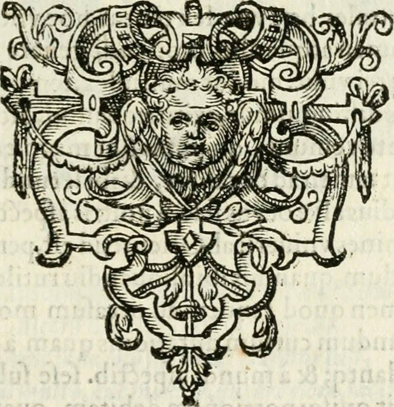 An illustration from Dionysii Lebei-Batillii regii mediomatricv praesidis Emblemata, 1596, leaf 12