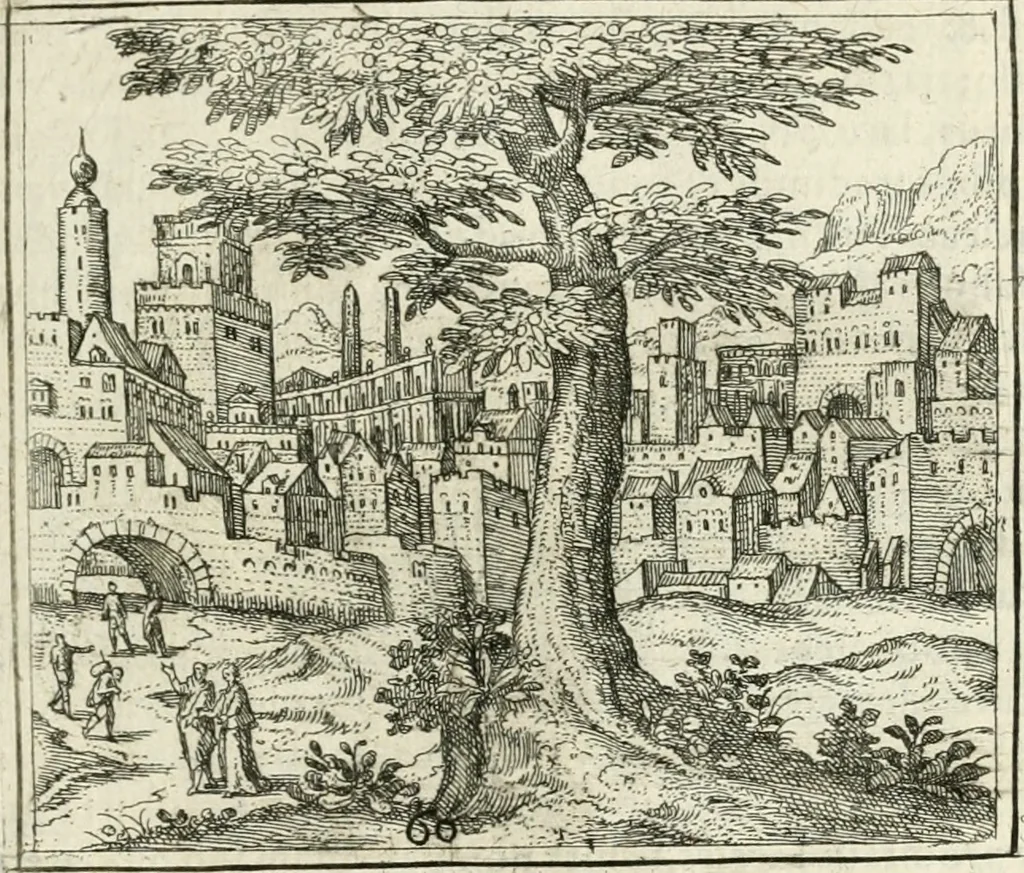 An illustration from Dionysii Lebei-Batillii regii mediomatricv praesidis Emblemata, 1596, leaf 132