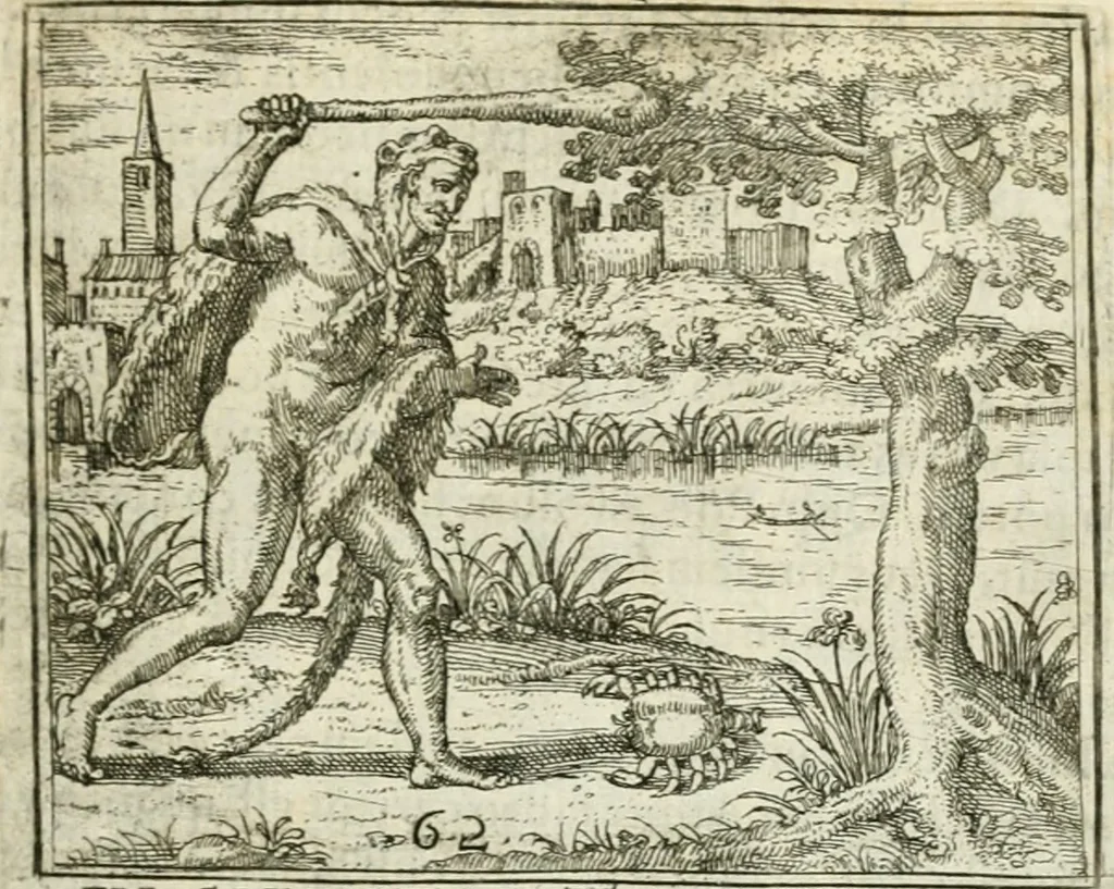 An illustration from Dionysii Lebei-Batillii regii mediomatricv praesidis Emblemata, 1596, leaf 136
