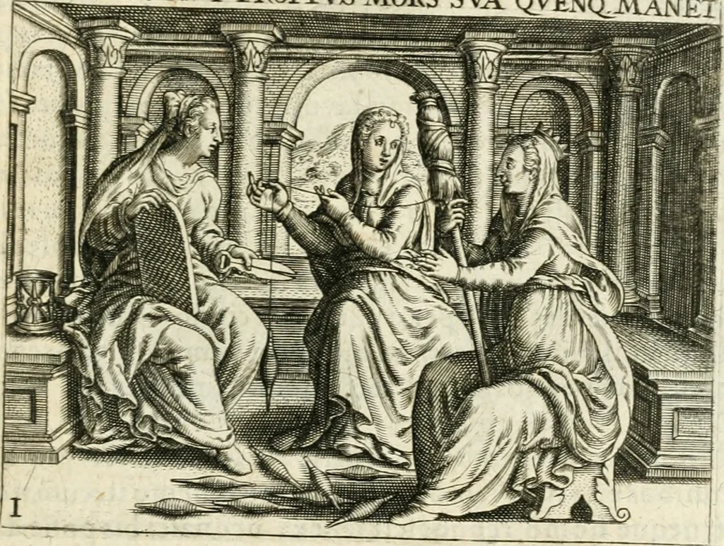 An illustration from Dionysii Lebei-Batillii regii mediomatricv praesidis Emblemata, 1596, leaf 14
