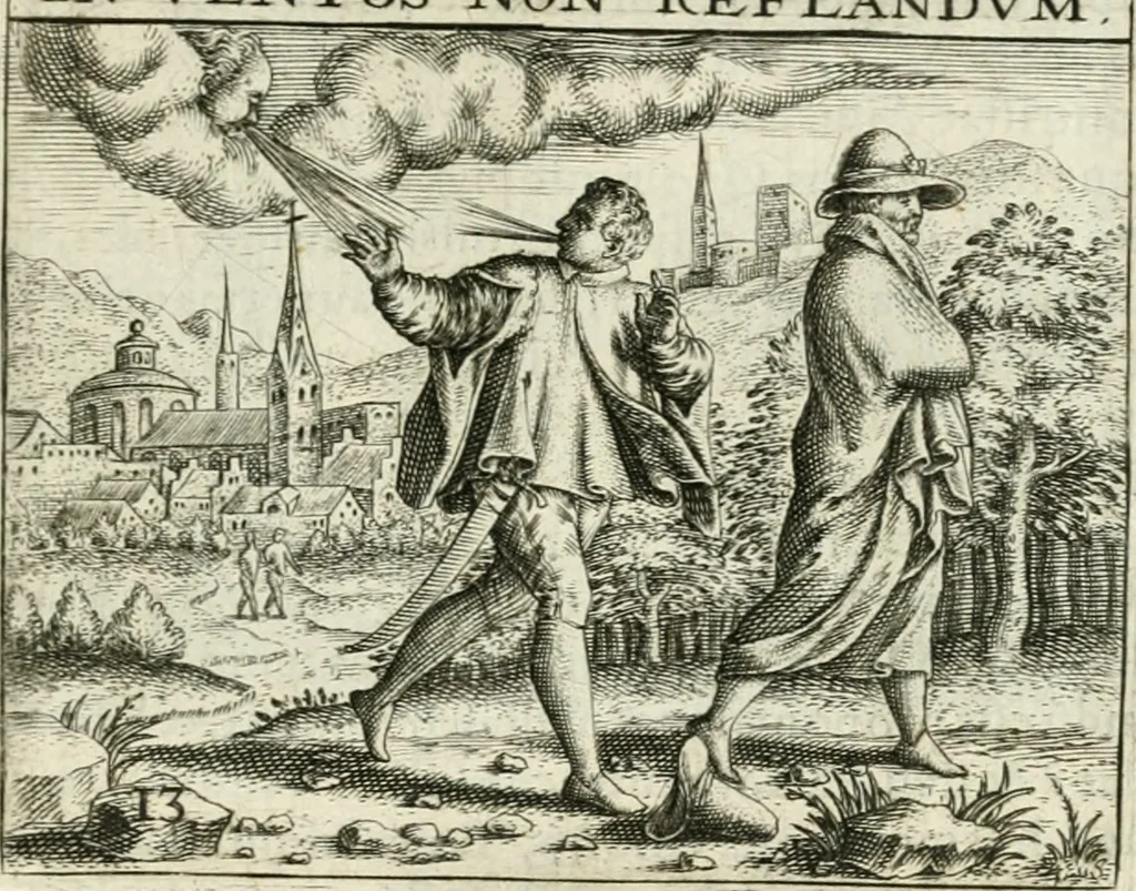 An illustration from Dionysii Lebei-Batillii regii mediomatricv praesidis Emblemata, 1596, leaf 38